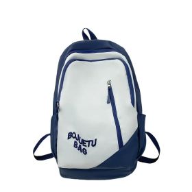 Backpack Fresh And Sweet Backpack New Casual Men's And Women's School Bags (Option: Blue)