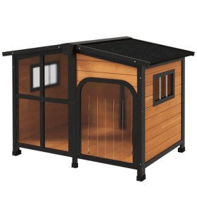 Pet Dog House- Natural Amazon Shipping Prohibited By WalMart (Option: Coffee)