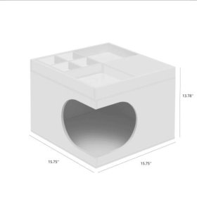 Suitable For Small And Medium-sized Multi-functional Cat Stations (Option: White)