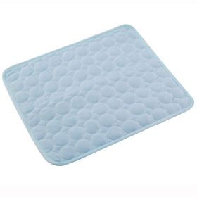 Dog Cooling Mat Summer Pets Cold Bed Extra Large For Small Big Dogs Pet Accessories Cat Durable Blanket Sofa Cat Ice Pad Blanket Pet Products (Option: Light Blue-S50*40cm)